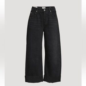 CITIZENS OF HUMANITY AYLA BLACK DENIM JEANS - 29